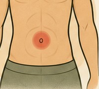 Navel area